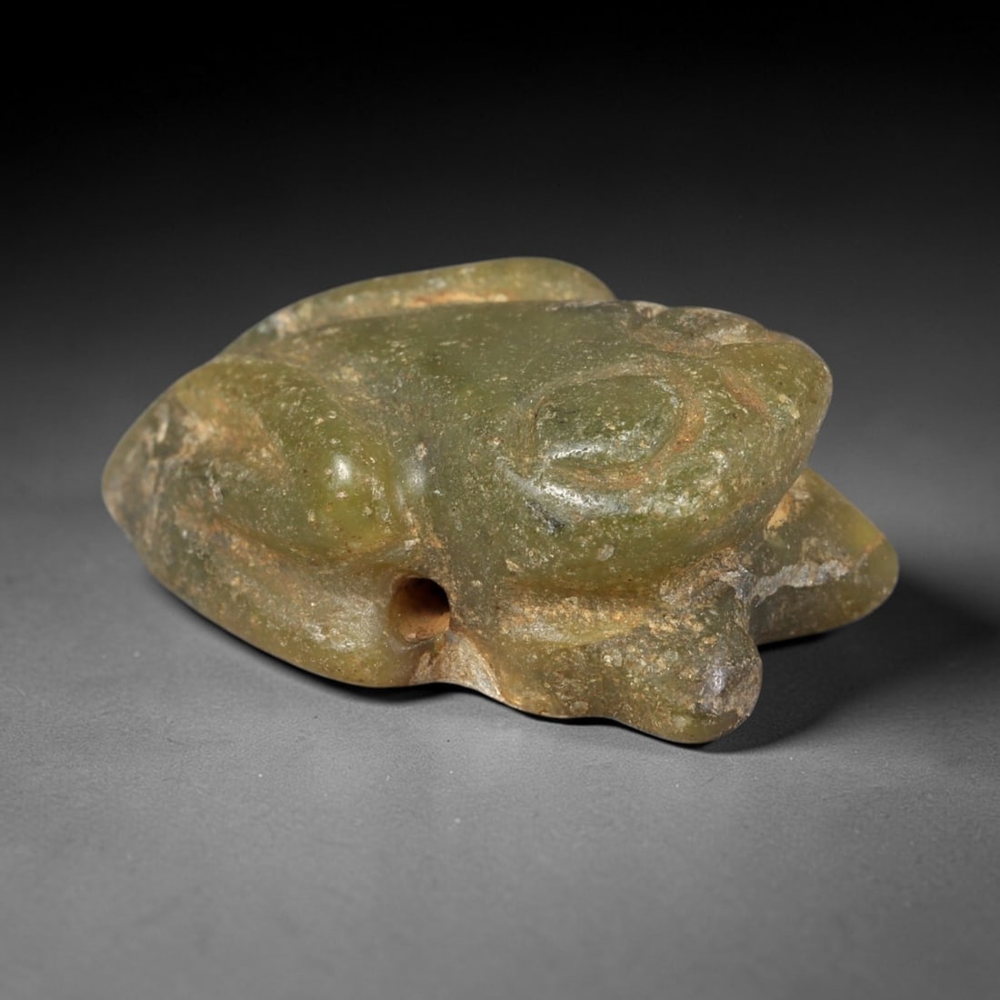 Ancient Serpentine Frog - Egyptian Amulet Figurine, 47AS (1 of 2)