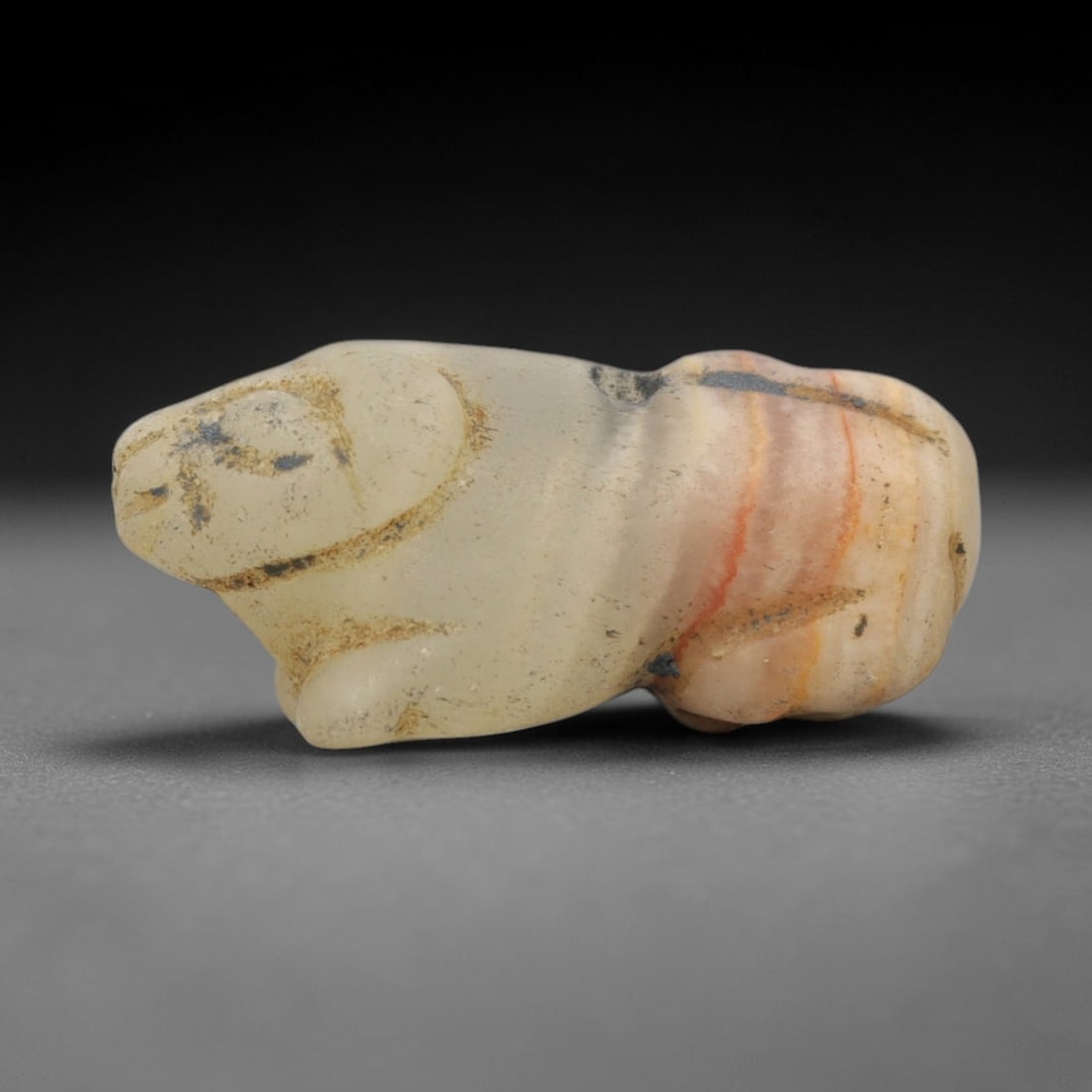 Ancient Banded Agate Ram Amulet - Near Eastern Animal Figure, 58ZW (1 of 2)