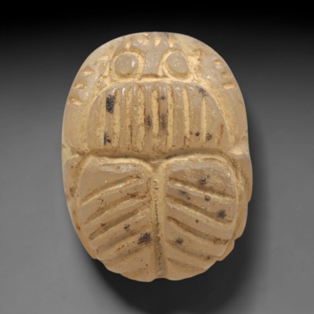 Ancient Chalcedony Scarab - Near Eastern Stamp Seal, 1ZR (1 of 2)