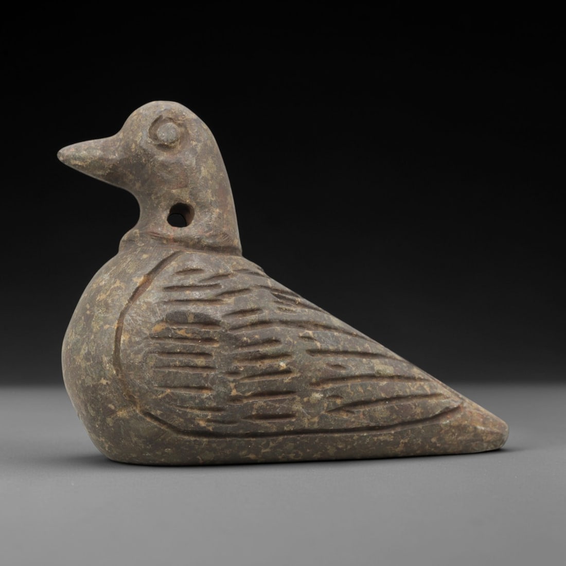 Ancient Schist Bird Amulet - Near Eastern Figurine, 86ZQ (1 of 2)