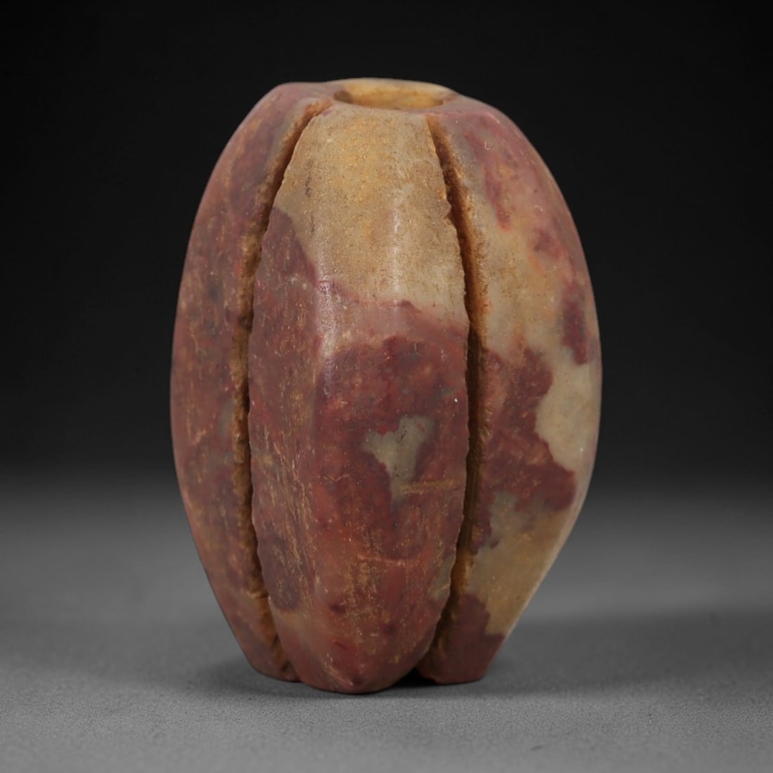 Ancient Stone Melon Bead Amulet - Near Eastern Pendant, 1AG (1 of 2)