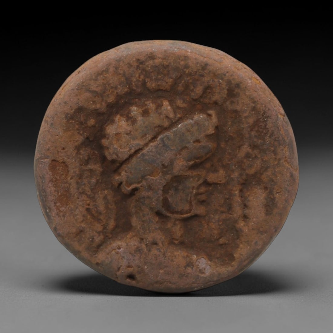 KUSHAN EMPIRE: Horseman Motif - Bronze Coin, 2nd-3rd Century CE, 19mm, 7.23g, 98AJ: This compact bronze coin from the Kushan Empire features the iconic horseman motif, a central symbol of royal power and military authority in Kushan numismatics. The obverse displays a mounted ruler i