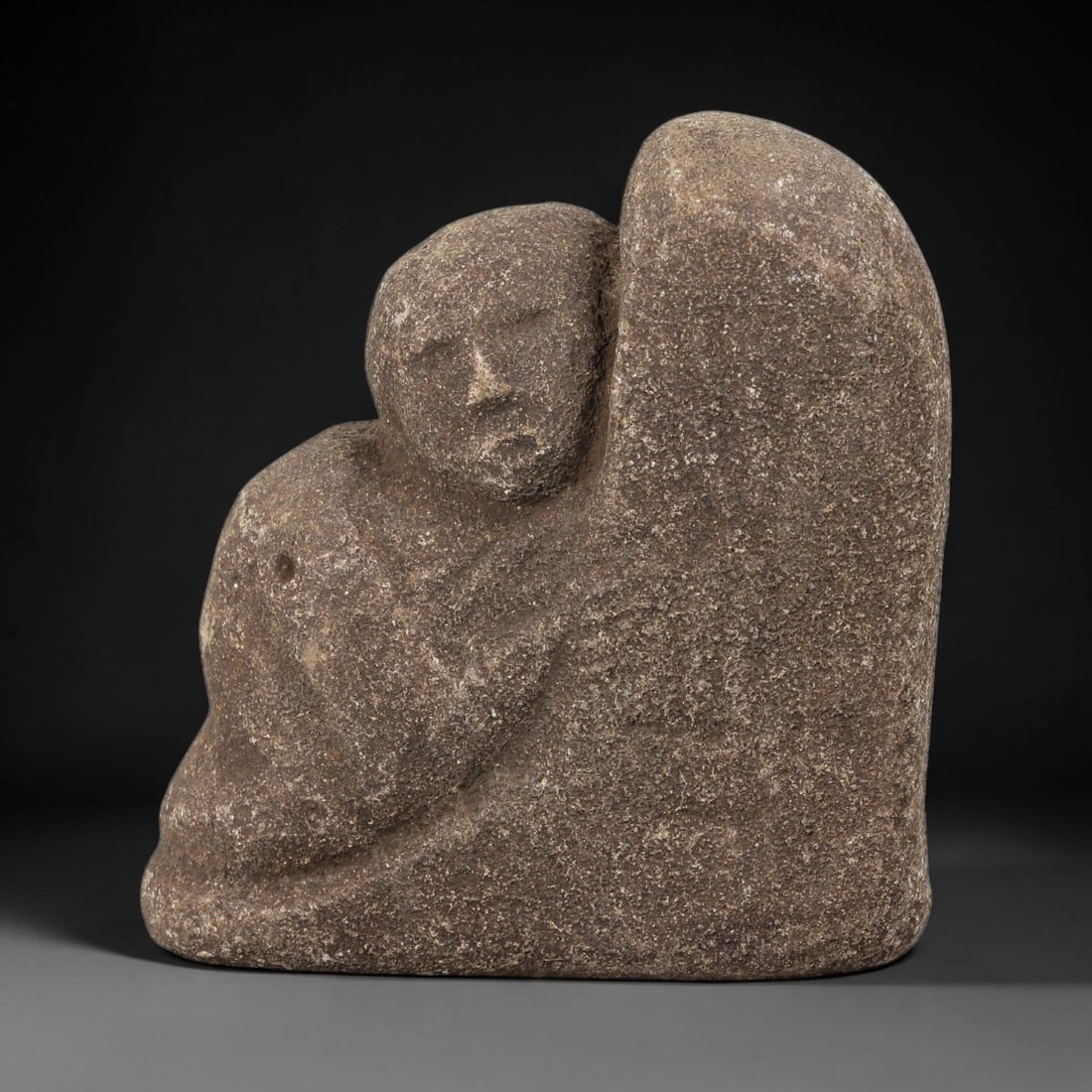 Antique Stone Figure - Japanese Edo Period Carving, 35WJ (1 of 2)