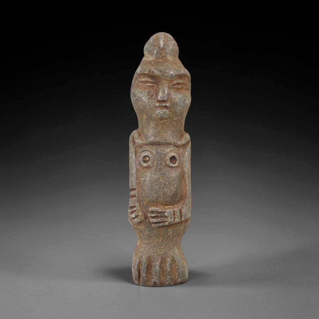Ancient Stone Idol - Anthropomorphic Votive Figurine, 54AM (1 of 2)