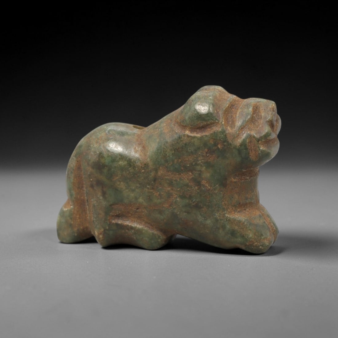 Ancient Serpentine Feline Amulet - Near Eastern Figurine, 89XV (1 of 2)