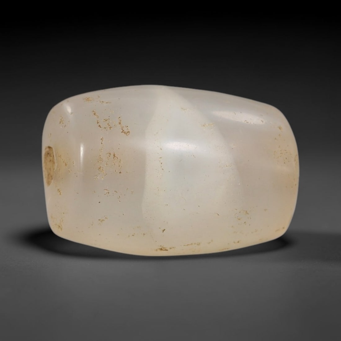 Ancient Agate Bead - Silk Road Cylinder Amulet, 88BD (1 of 2)