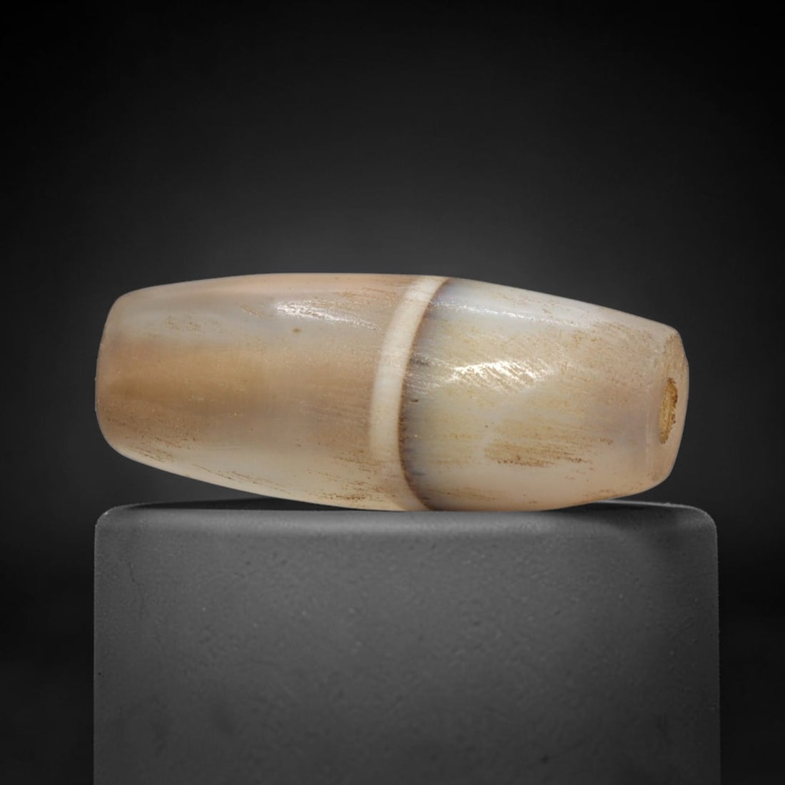 Ancient Agate Bead - Bactrian Silk Road Amulet, 8XY (1 of 2)