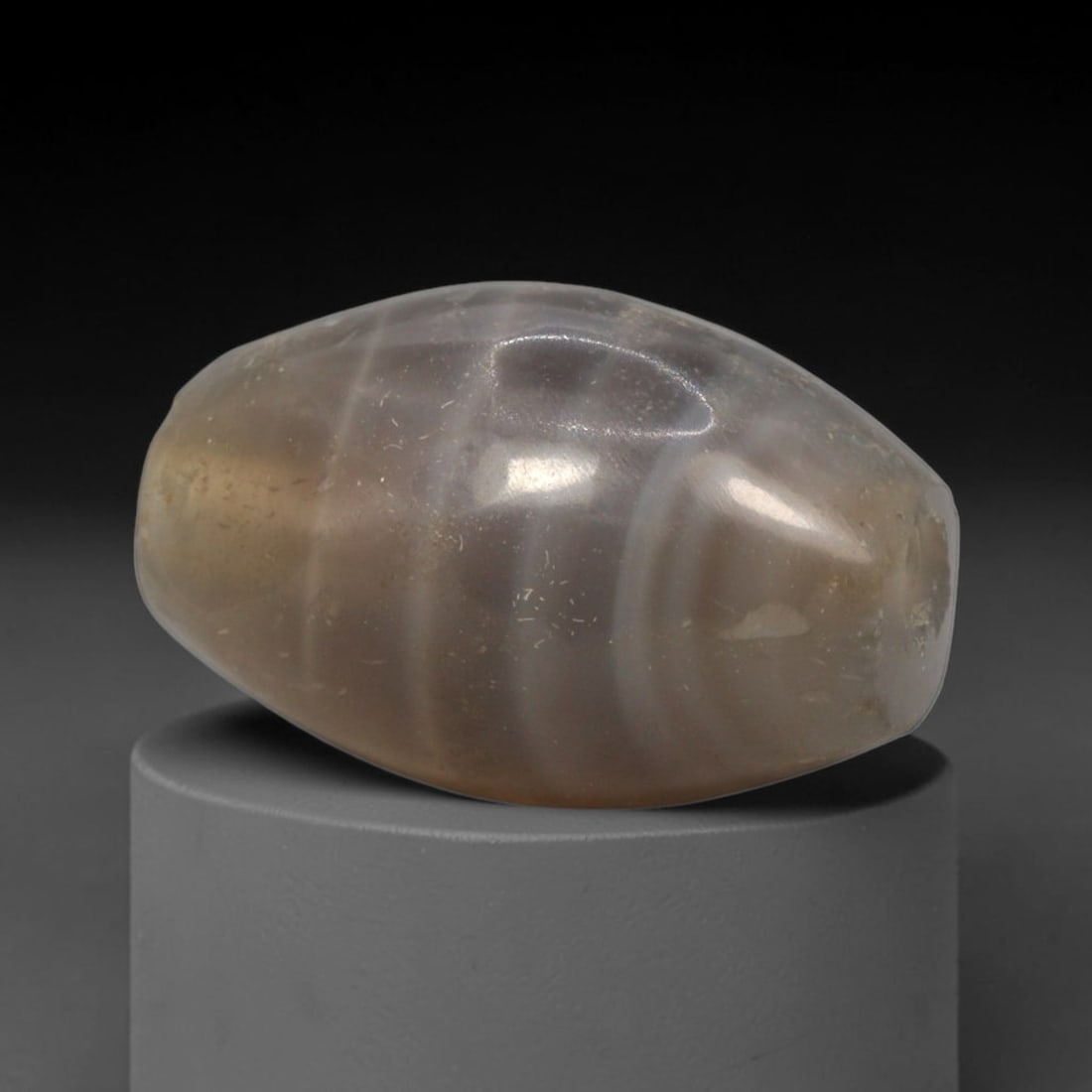 Ancient Banded Agate Bead - Western Asiatic Silk Road Amulet, 81XW (1 of 2)