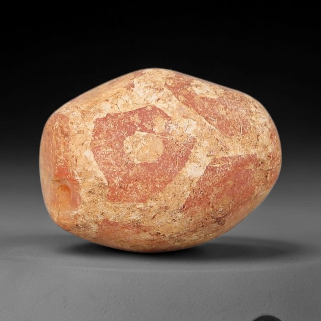 Ancient Carnelian Bead - Gandhara Etched Amulet, 56BD (1 of 2)