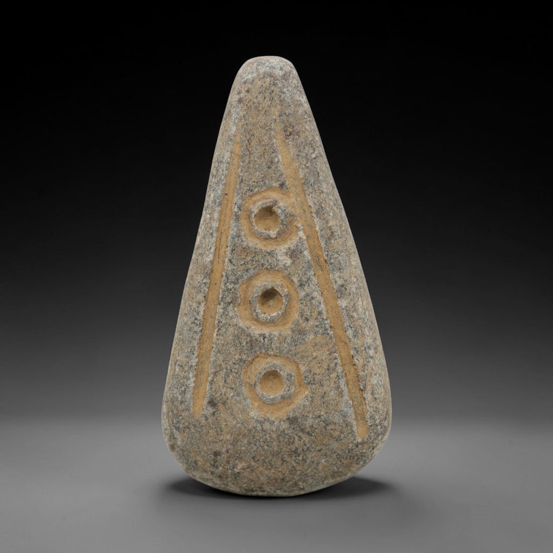 Ancient Schist Amulet - Near Eastern Symbolic Plaque, 23WJ (1 of 2)