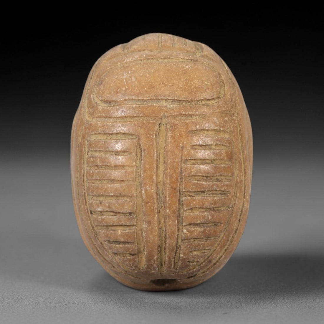 Ancient Egyptian Steatite Scarab - Amulet Figurine, 36AM (1 of 2)