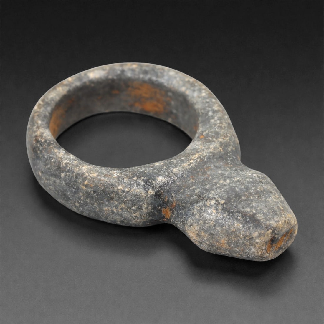 An Ancient Schist Ring, 2nd-1st Millennium BCE, 37FL (1 of 2)