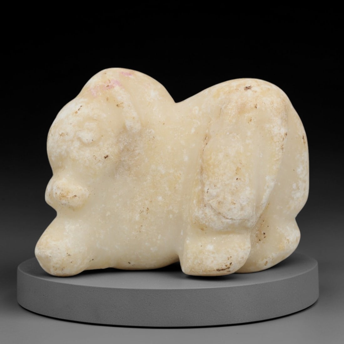 Ancient Limestone Bovid Figurine - Near Eastern Relic, 76ZP (1 of 2)