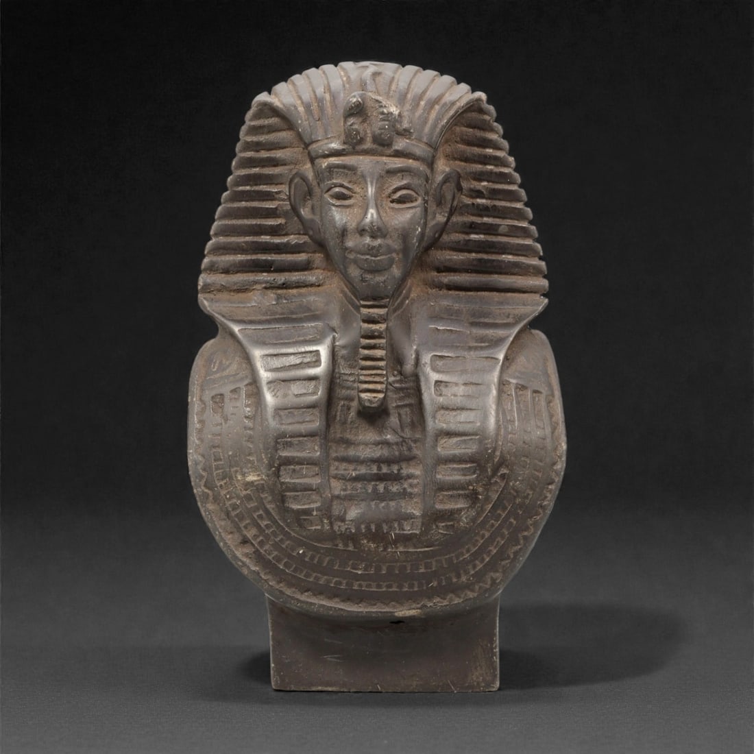 An Egyptian Revival Stone or Composite Bust, 20th Century, 94YC (1 of 2)