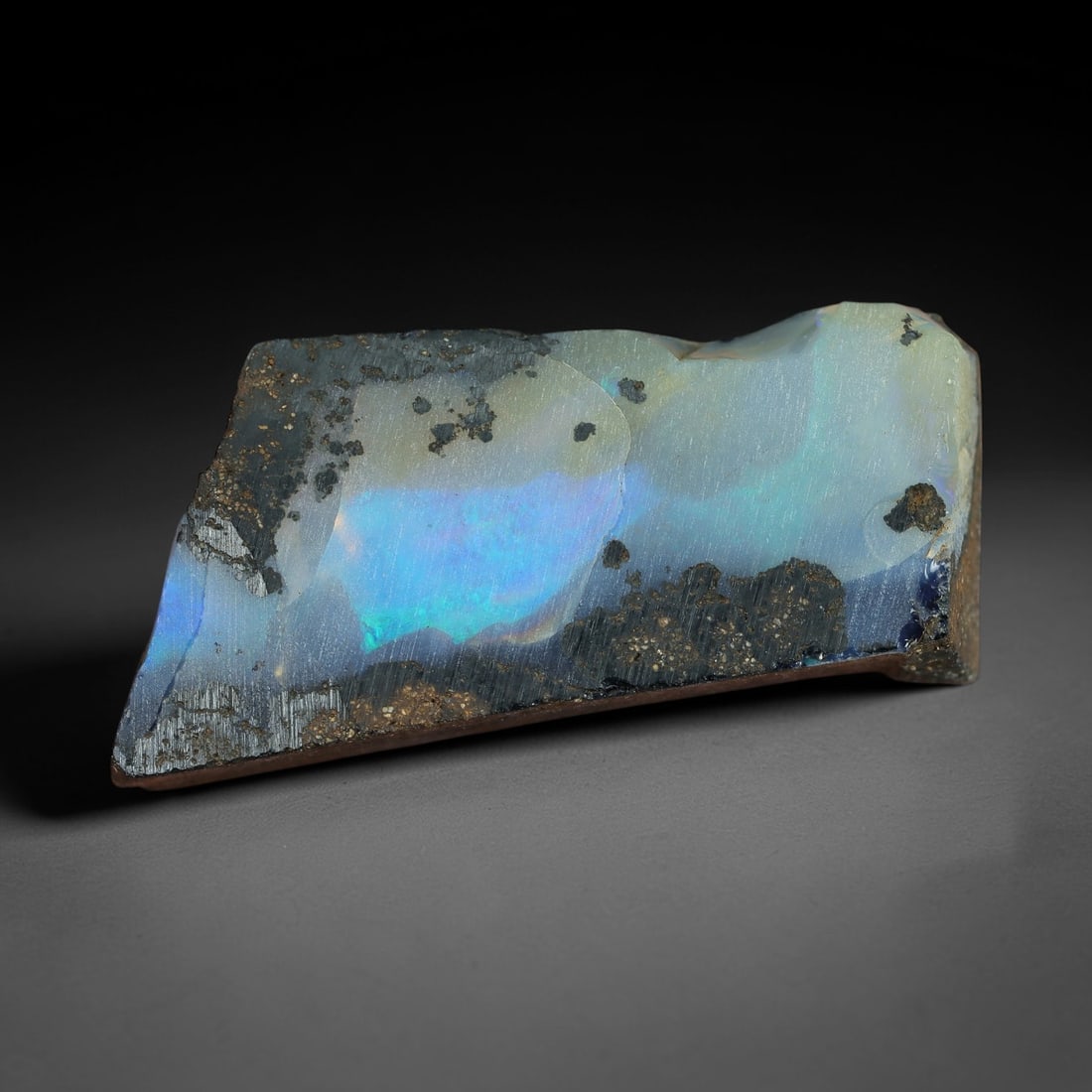 38.40 Carats Winton Boulder Opal Rough Slab - Natural Australian Stone, 45XP (1 of 2)