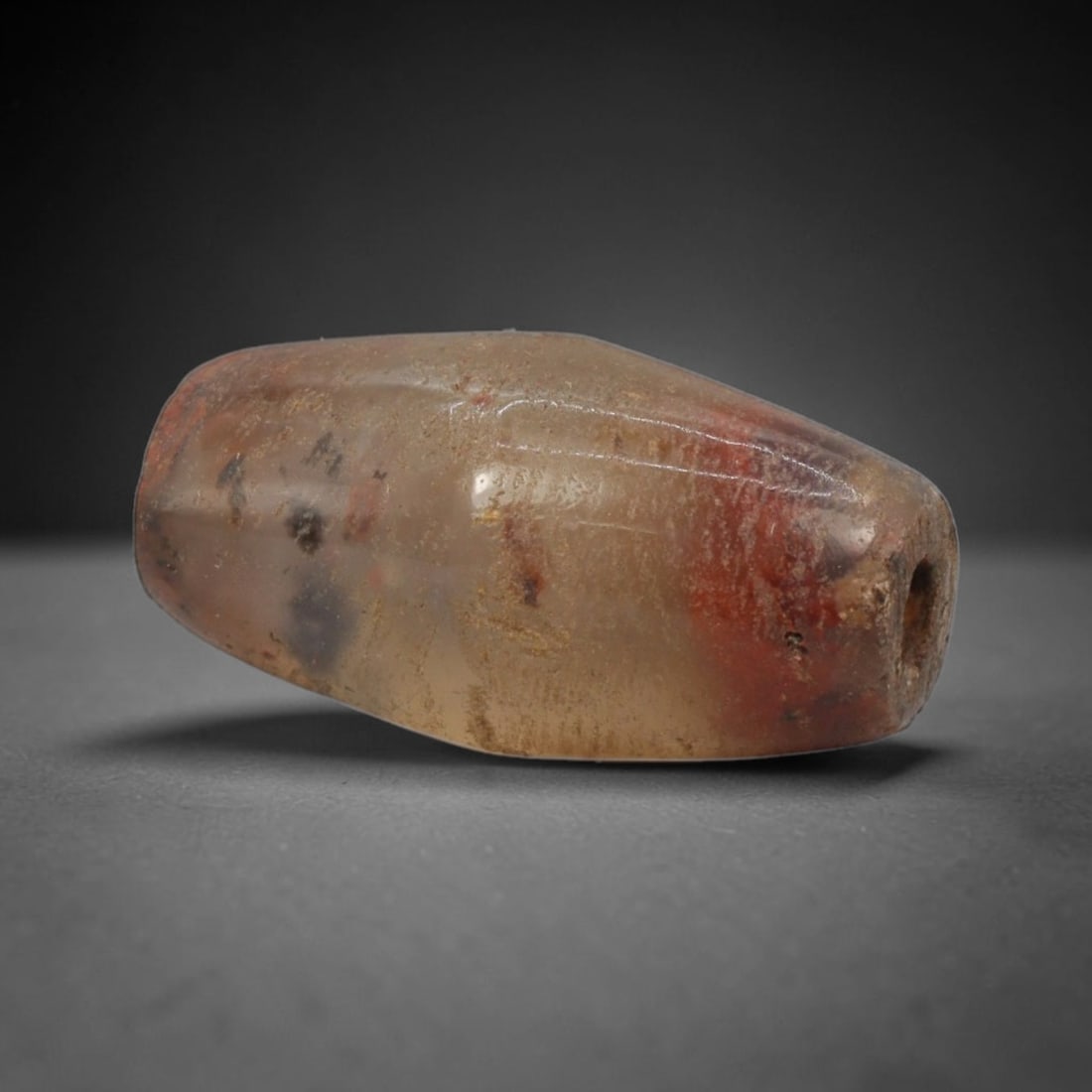 Ancient Carnelian Agate Bead - Indus Valley Bactrian Miniature Amulet, 47XW (1 of 2)
