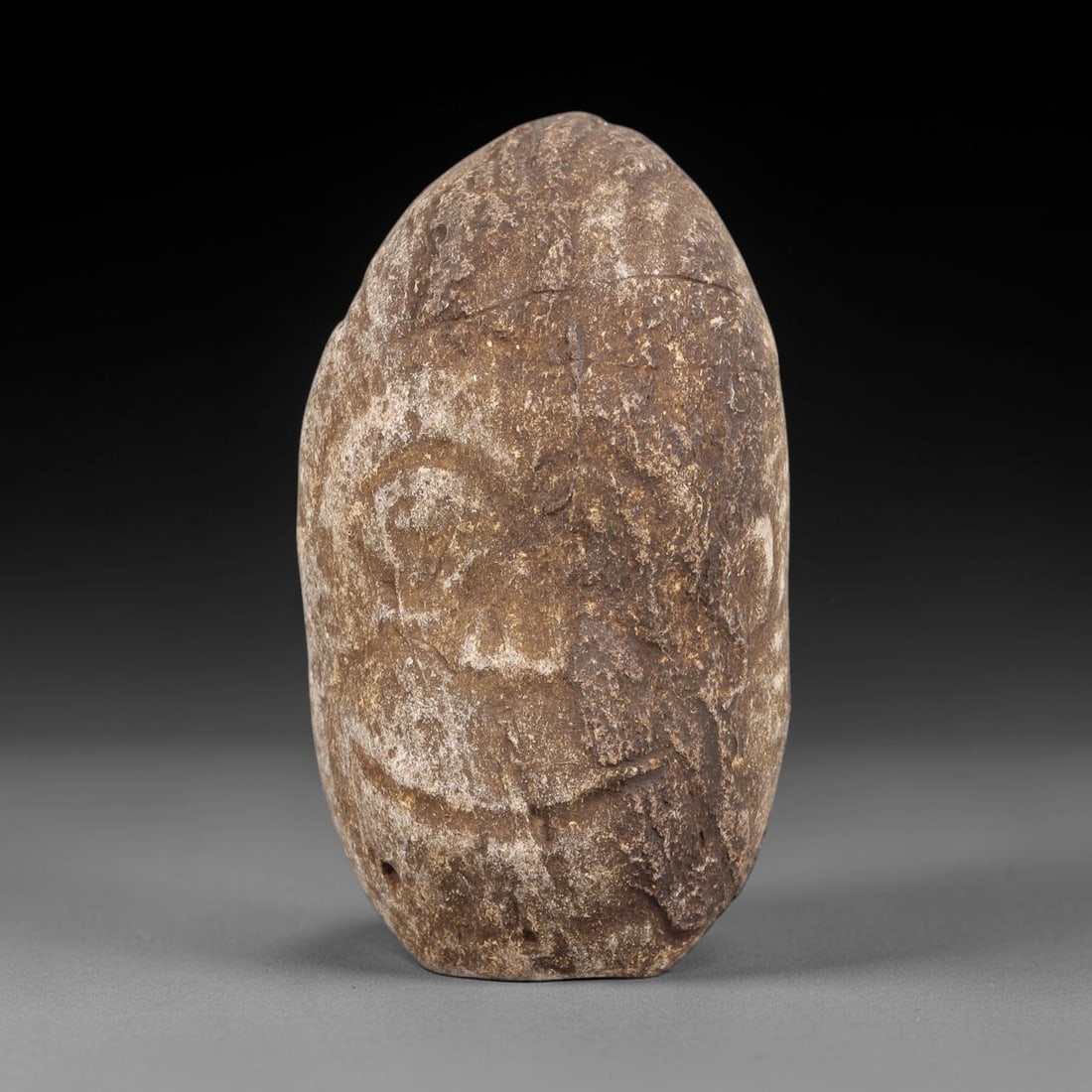 Ancient Stone Zoomorphic Maskette - Near Eastern Amulet, 56WJ (1 of 2)