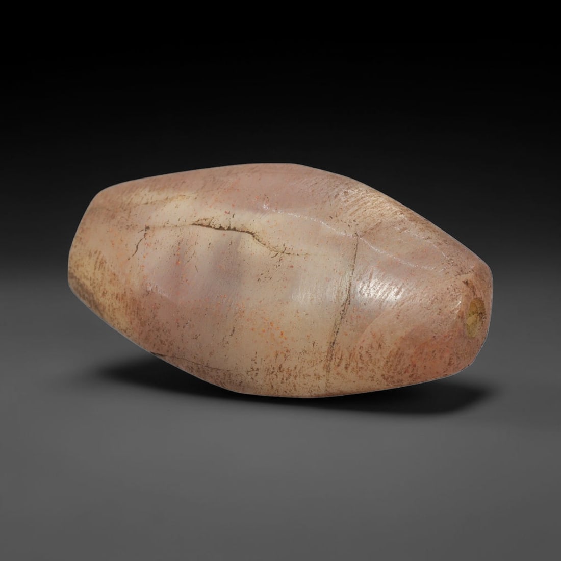 Ancient Faceted Carnelian Agate Bead - Indus Valley Bactrian Pendant, 81WJ (1 of 2)