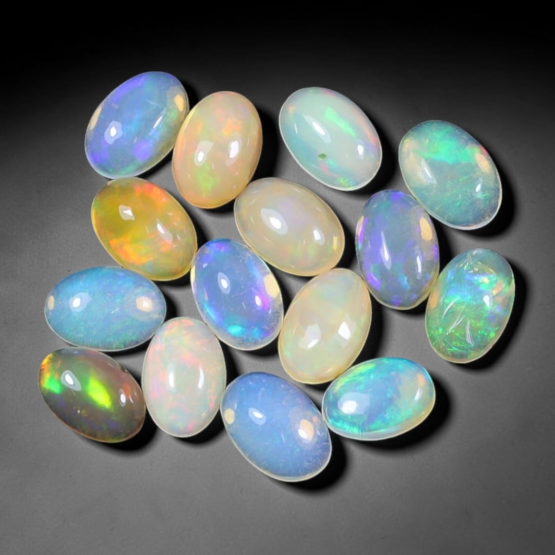 4.21 Carats Natural Ethiopian Welo Opal - Oval Cabochon Loose Gemstone Lot, 62WE (1 of 1)