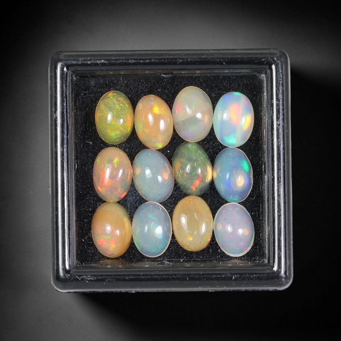 5.72 Carats Natural Ethiopian Welo Opal - Oval Cabochon Loose Gemstone Lot, 57WE (1 of 1)