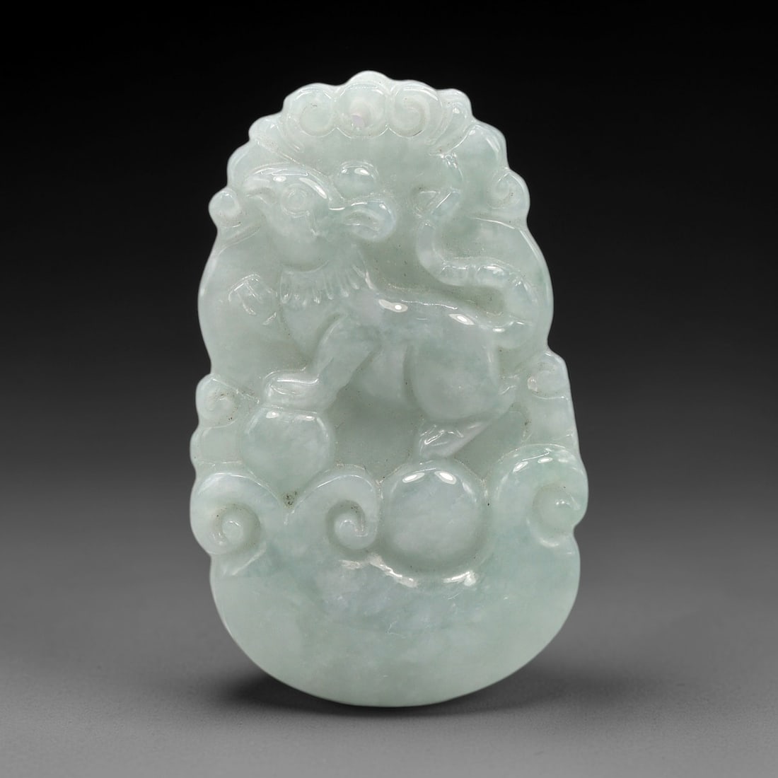 Natural Burmese Jadeite Zodiac Rat Pendant - Auspicious Talisman 3.8x2.5cm, 94XL (1 of 2)