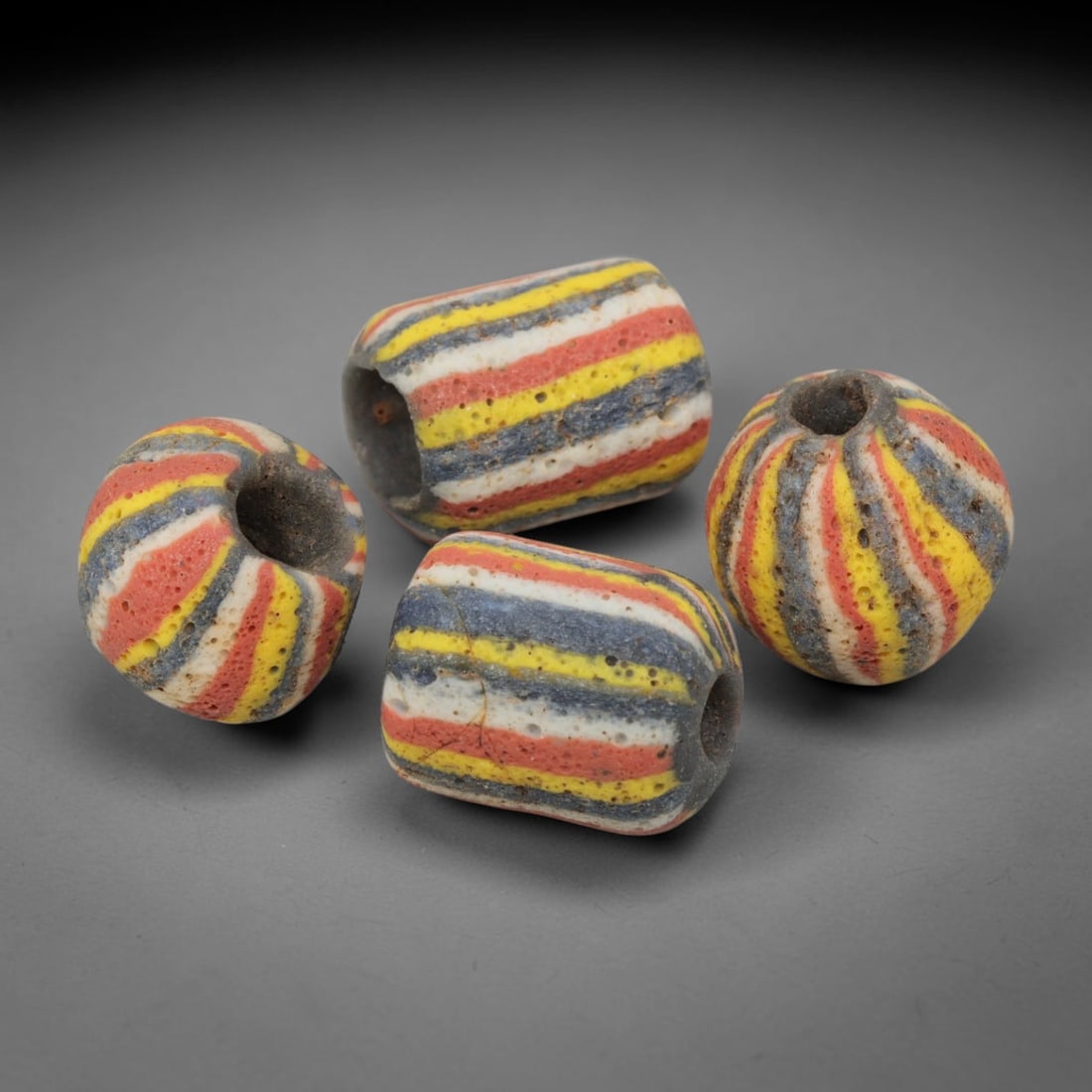Old Glass Striped Trade Beads - Mediterranean Style Beads, 89WD (1 of 1)