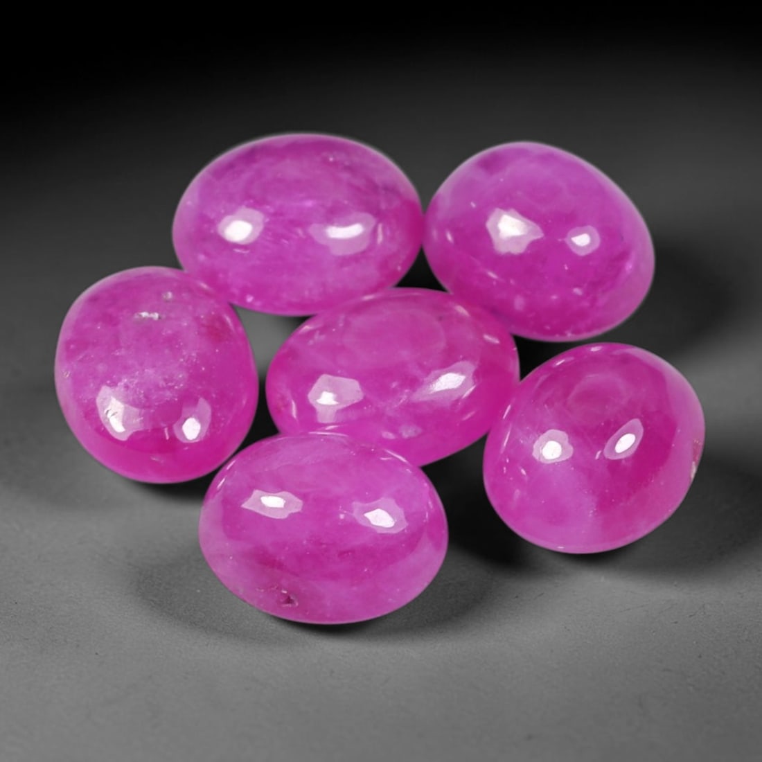 5.90 Carats Natural Ruby - Oval Cabochon Gemstone, 96WE (1 of 1)