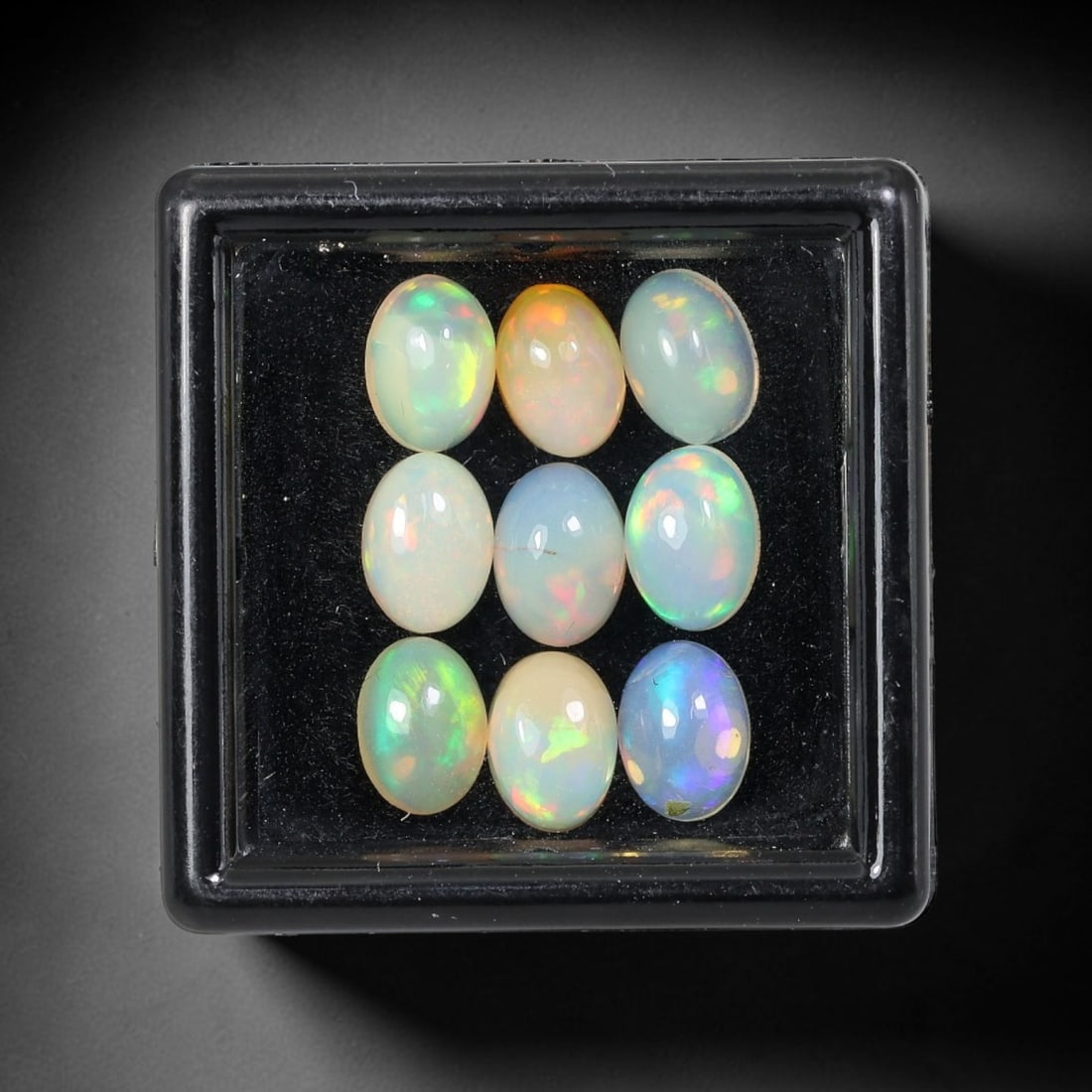 6.49 Carats Natural Ethiopian Welo Opal - Oval Cabochon Loose Gemstone Lot, 58WE (1 of 1)