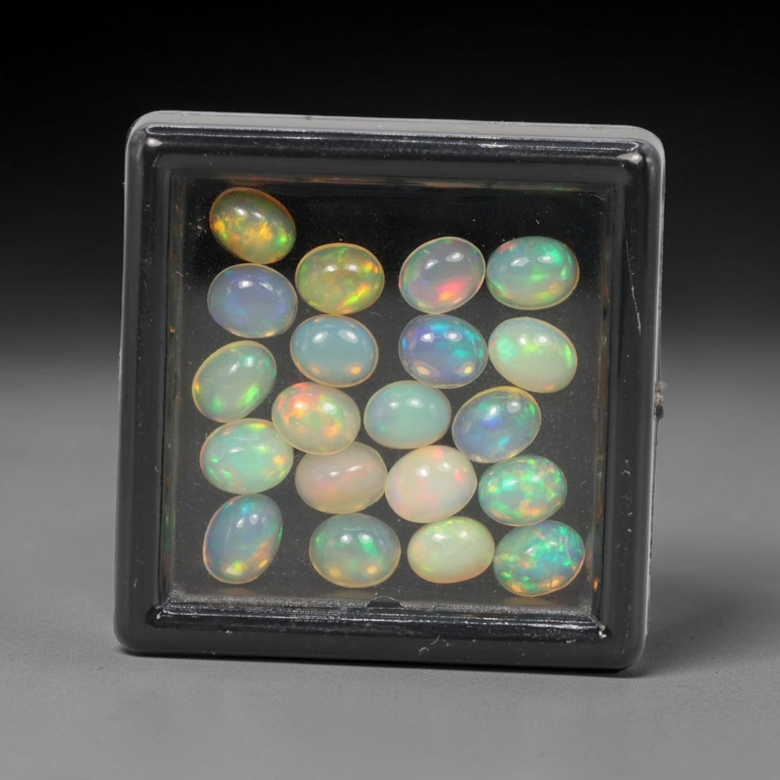 5.03 Carats Natural Ethiopian Welo Opal - Oval Cabochon Loose Gemstone Lot, 5WE (1 of 1)