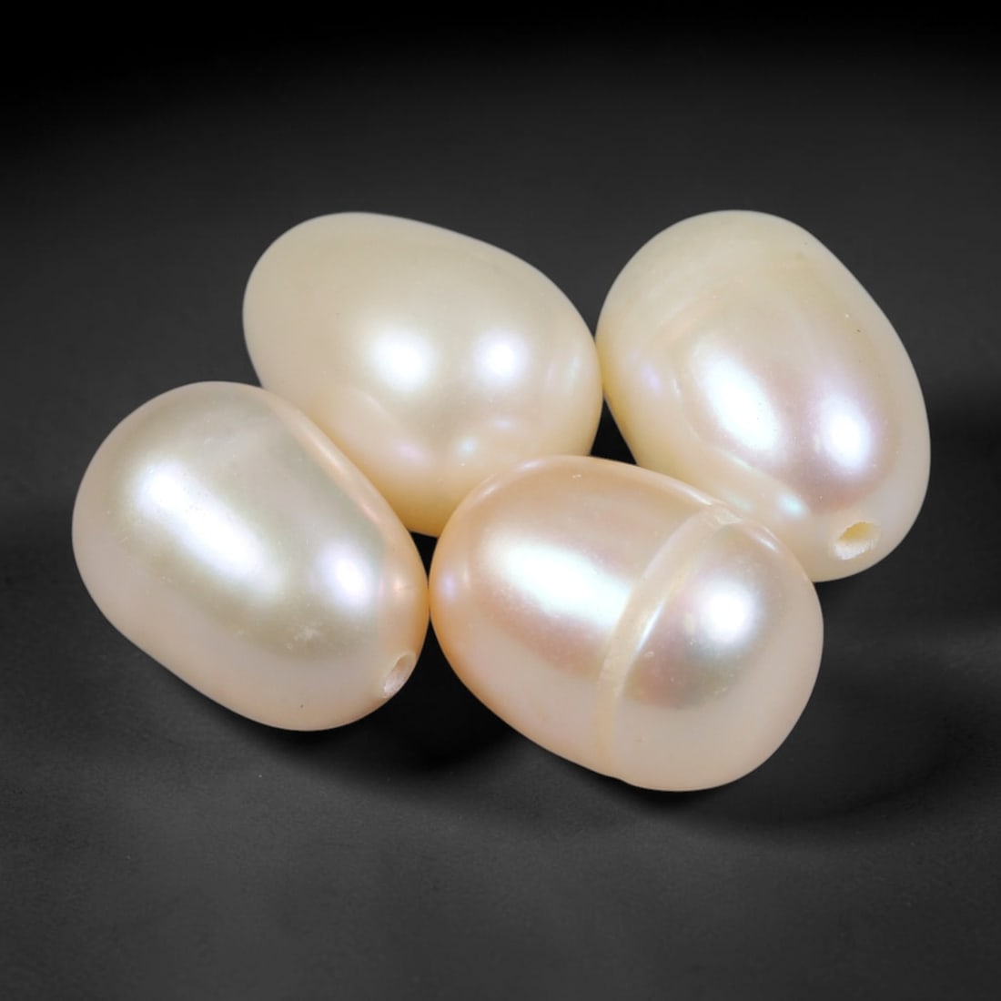 13.33 Carats Freshwater Pearl - Drilled Oval Loose Pearl Lot, 79WE (1 of 1)