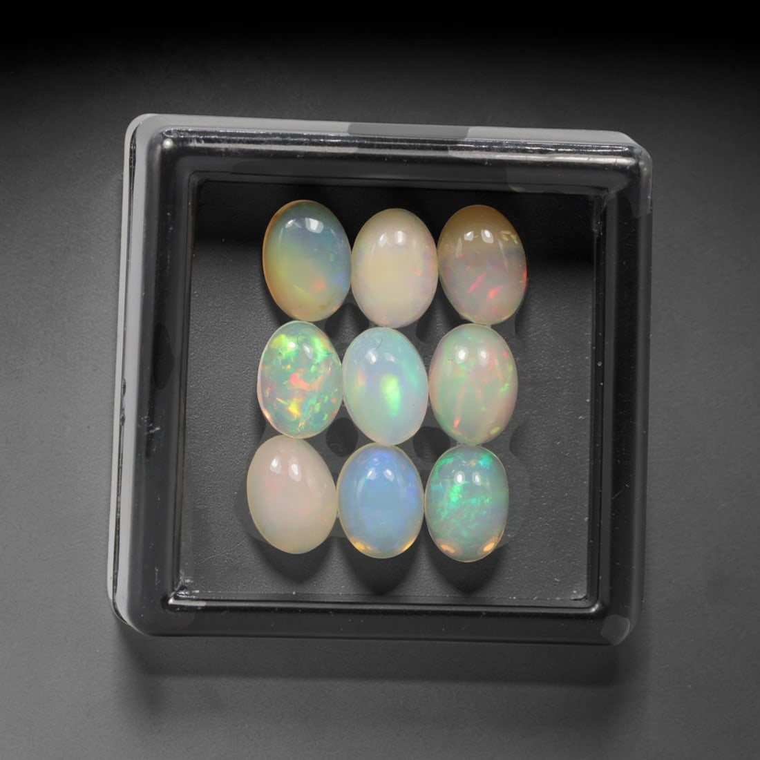 5.05 Carats Natural Ethiopian Welo Opal - Oval Cabochon Loose Gemstone Lot, 37WE (1 of 1)