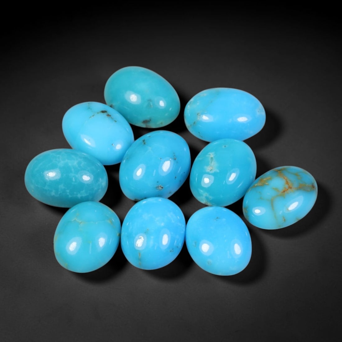 10.16 Carats Natural Turquoise - Oval Cabochon Gemstone, 98WE (1 of 1)