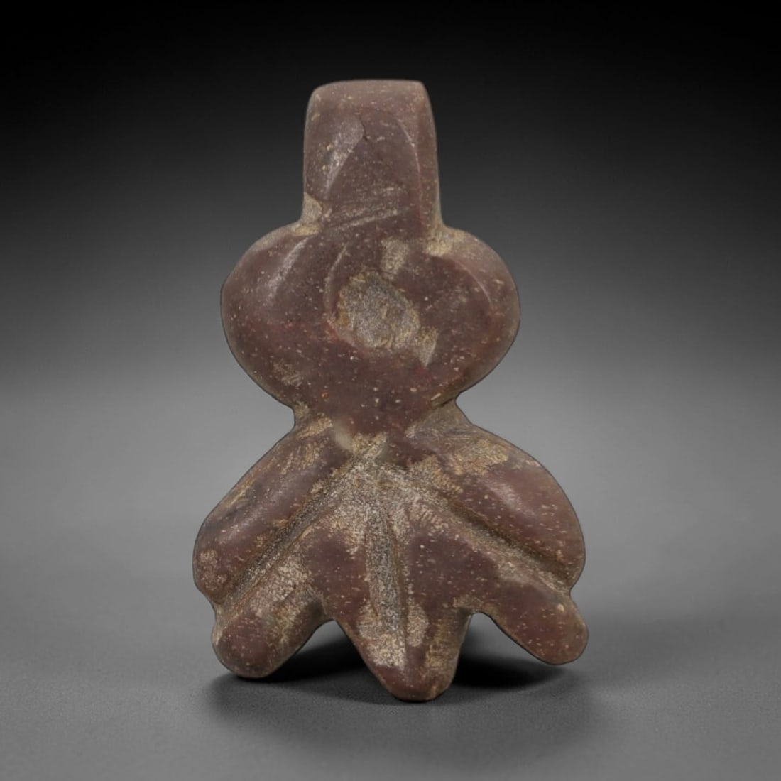 Ancient Stone Tyet Amulet - Egyptian Carved Pendant, 58AG (1 of 2)