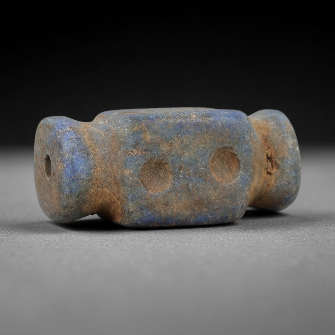 Ancient Lapis Lazuli Amulet - Egyptian Ritual Bead, 23AP (1 of 2)