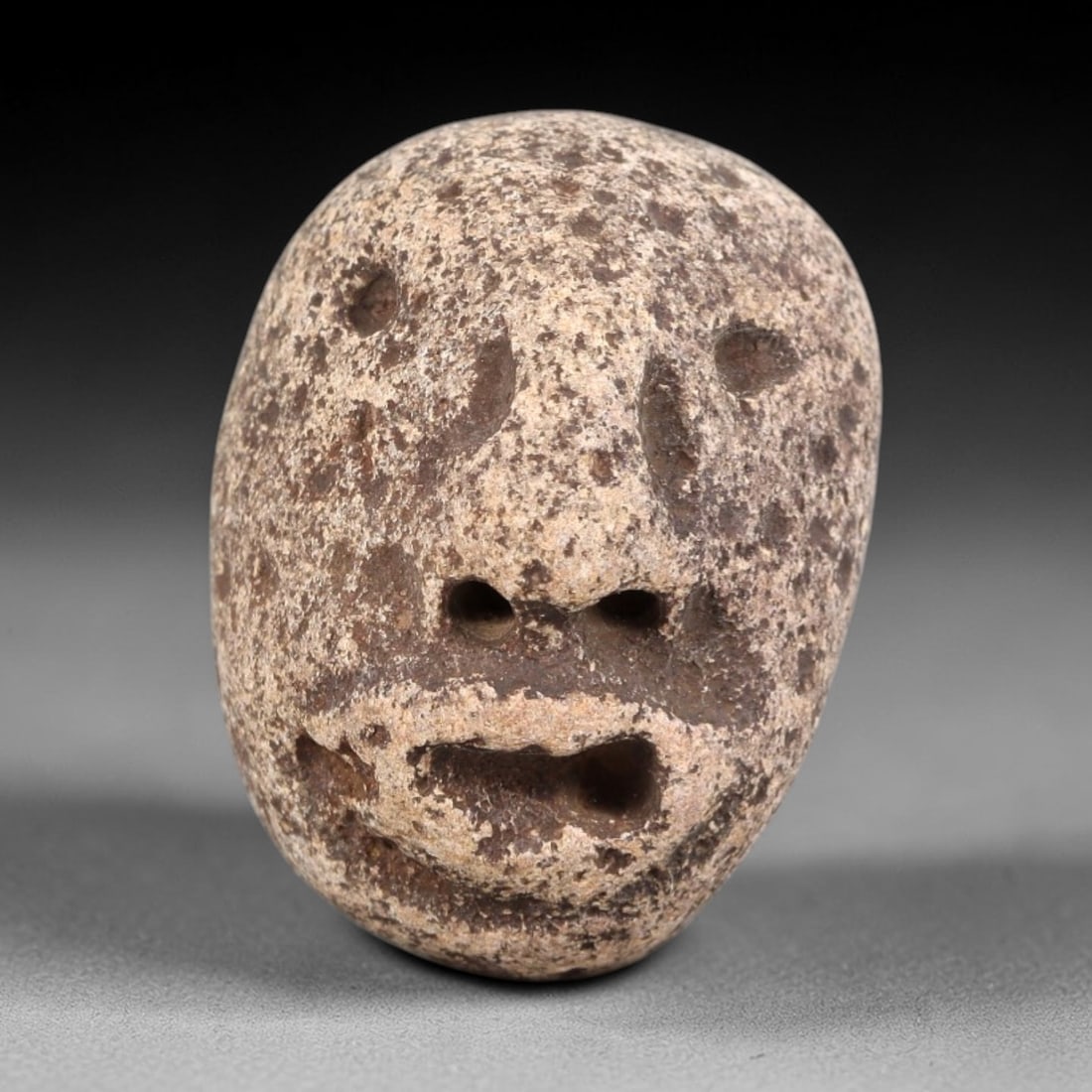 Ancient Stone Maskette - Medieval Figurine, 15FY (1 of 2)