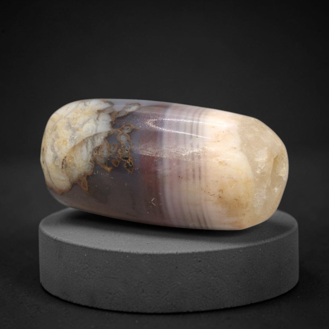 Ancient Agate Bead - Western Asiatic Jasper Amulet, 76XW (1 of 2)