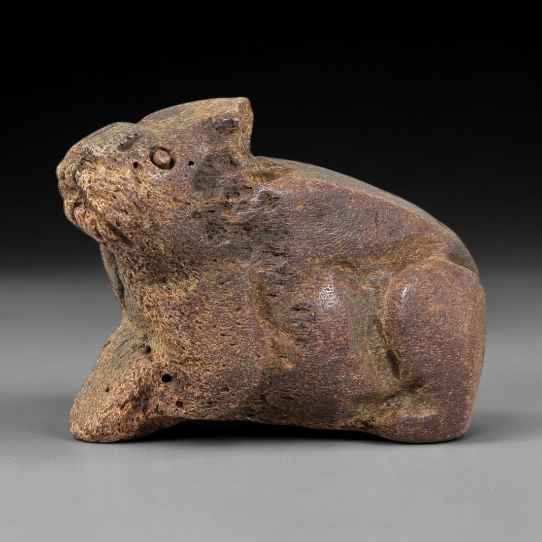 Ancient Bone Zoomorphic Effigy - Near Eastern Figurine, 89FX (1 of 2)