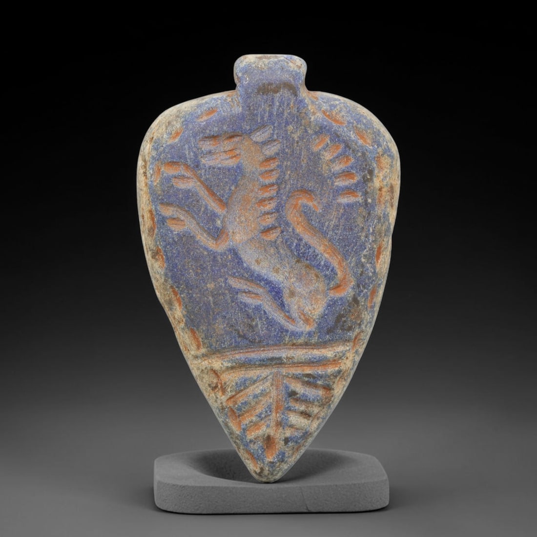 Ancient Lapis Lazuli Amulet - Near Eastern Horse Figure, 2ZX (1 of 2)