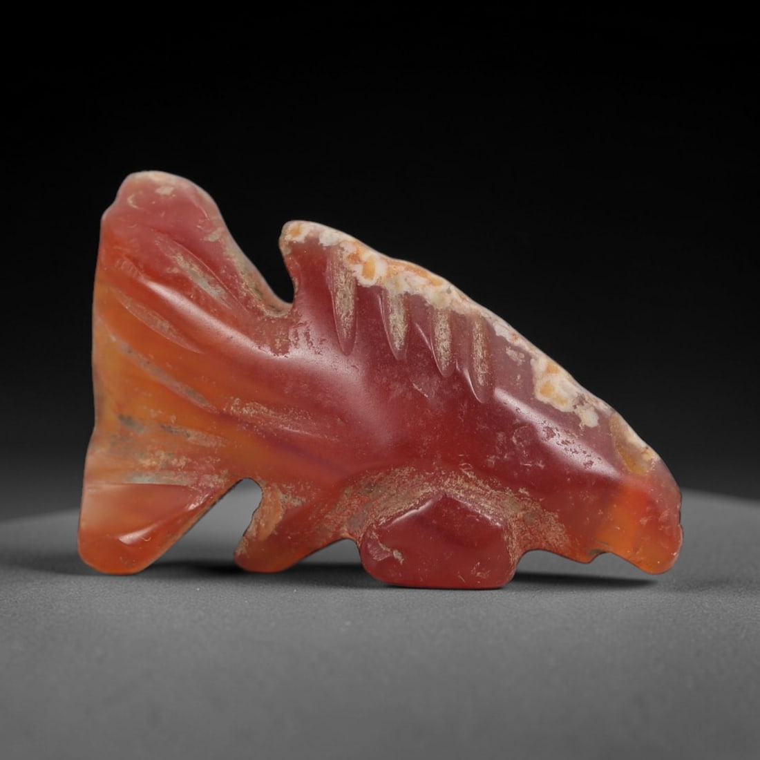Ancient Agate Fish Amulet - Egyptian Figurine, 67AJ (1 of 2)