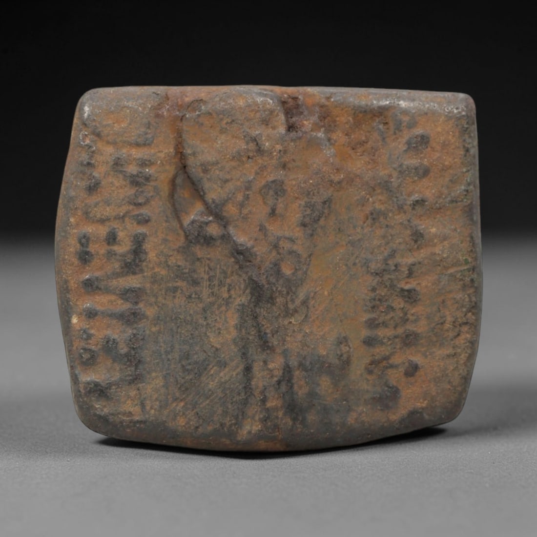 Indo-Greek Kingdom Apollodotus I - Apollo Worship Hemiobol Coin, 174-165 BC, 23mm, 19XS (1 of 2)