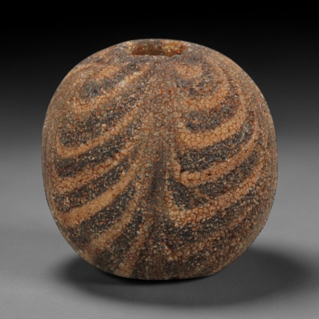 Ancient Islamic Feather-Motif Mosaic Glass Bead, 77ZN (1 of 2)