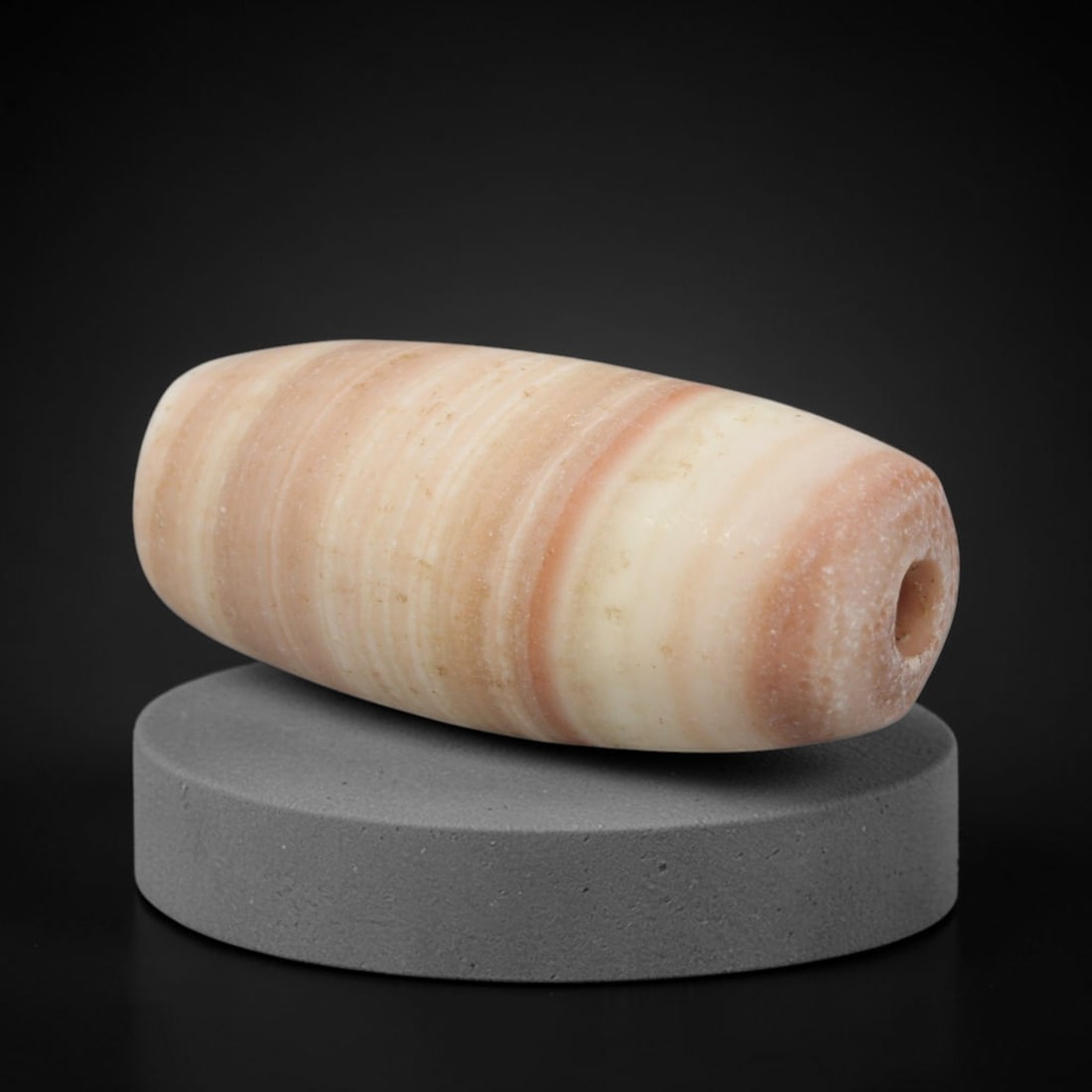 Ancient Banded Agate Bead - Western Asiatic Miniature Amulet, 94XT (1 of 2)