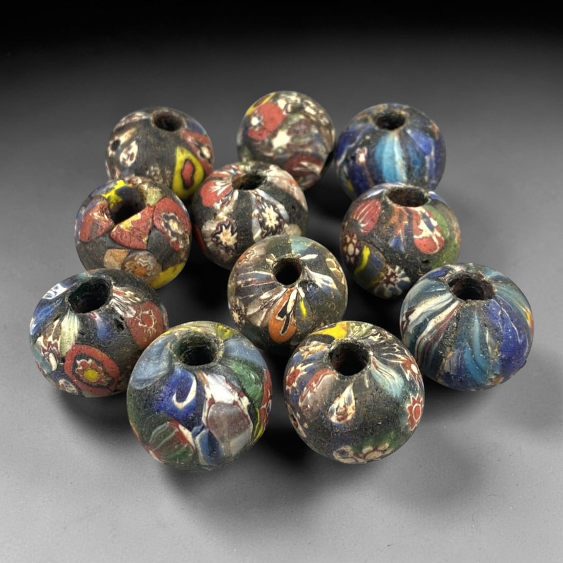 Antique Venetian Glass Beads - 11 Pieces, 98FW (1 of 1)