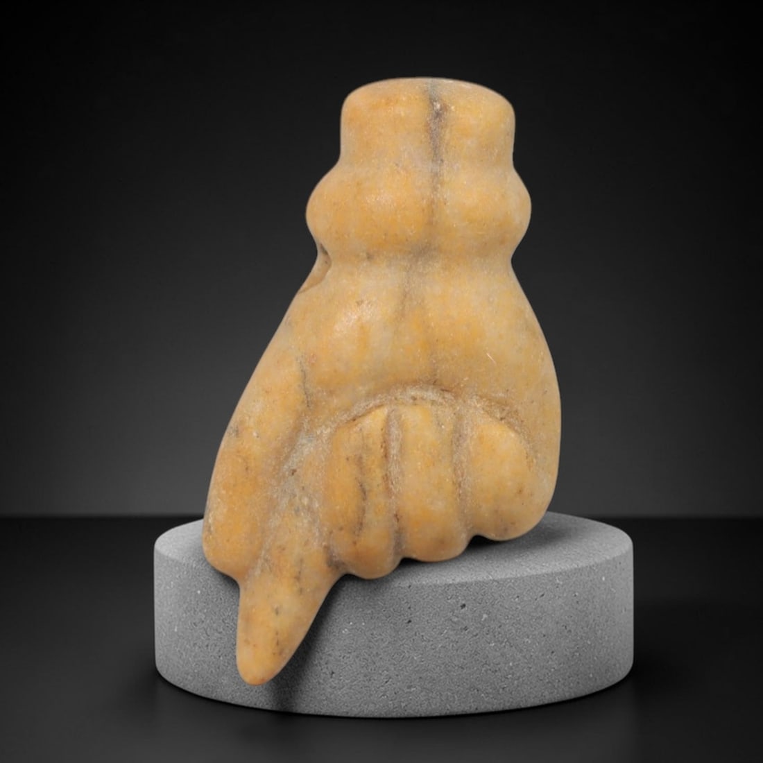 Ancient Steatite Fist Amulet - Near Eastern Ritual Figure, 26AR (1 of 2)