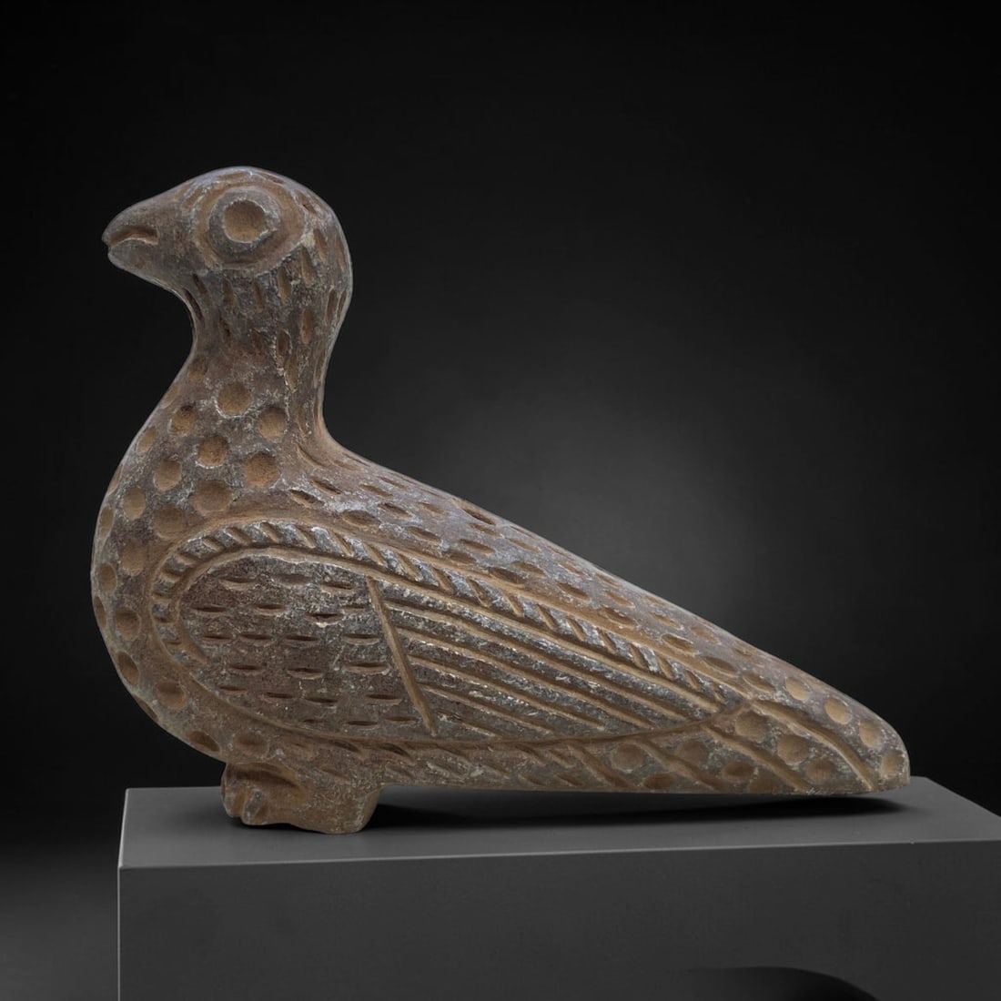 Ancient Stone Bird Effigy - Carved Figurine, 91g, 37AA (1 of 2)