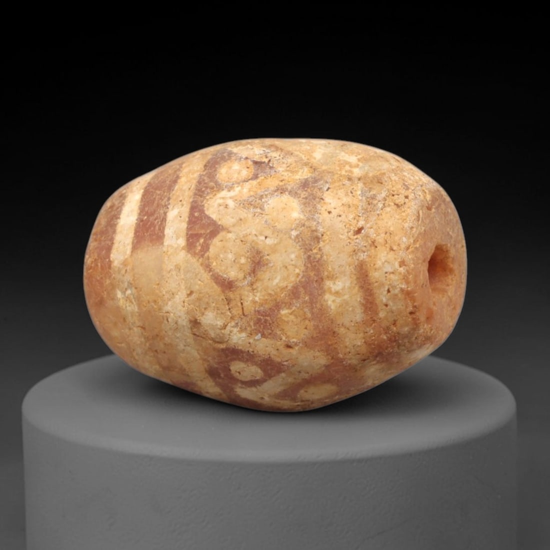 Ancient Carnelian Etched Bead - Gandhara Amulet, 54XY (1 of 2)