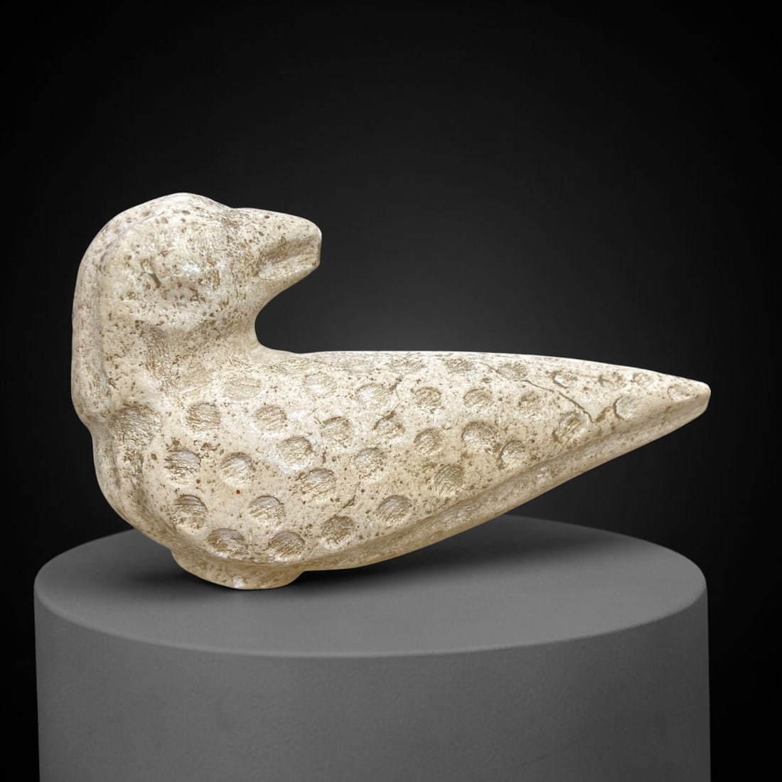 Antique Stone Bird Figurine - Near Eastern Tribal Art, 132g, 4AA (1 of 2)