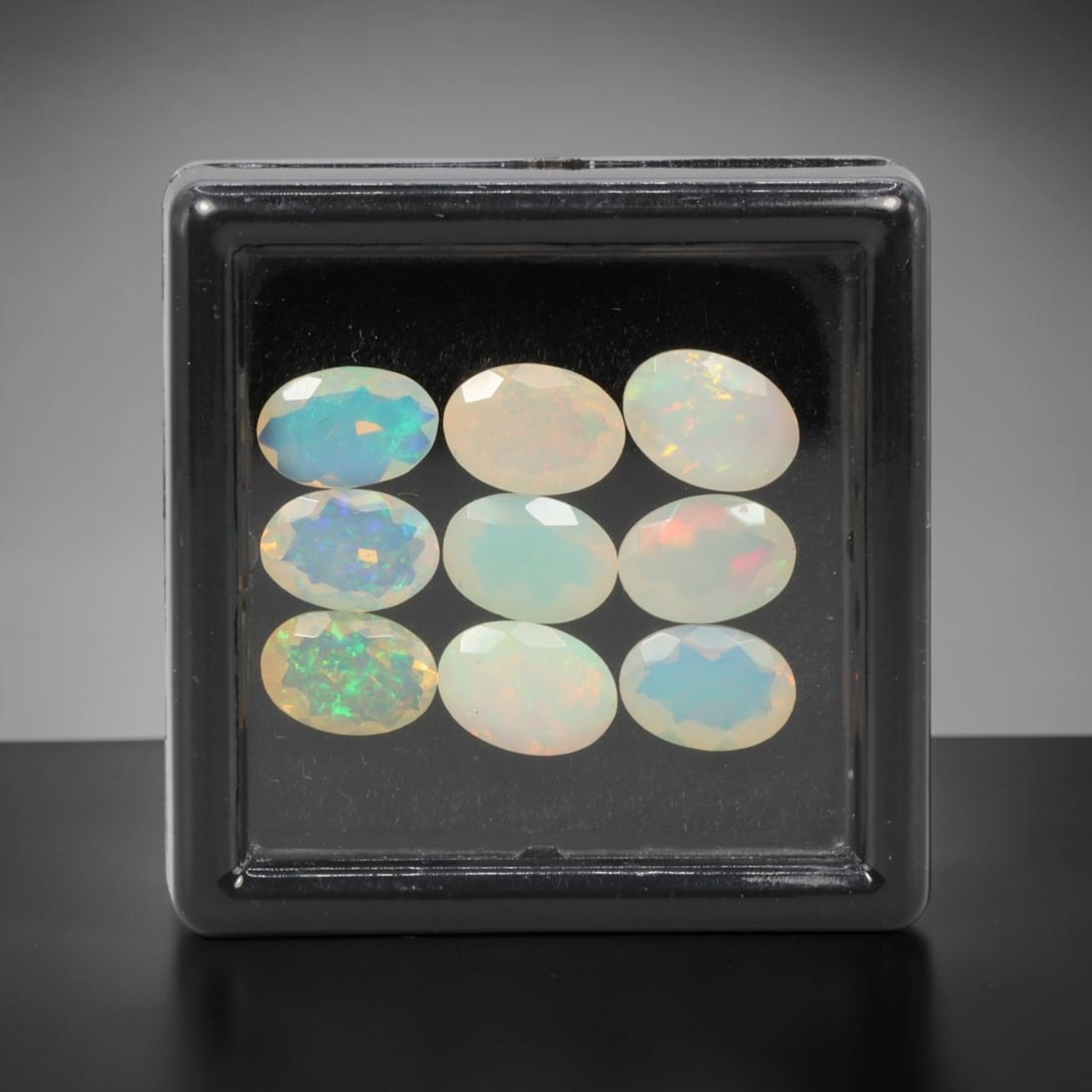 4.76 Carats Natural Ethiopian Welo Opal - Oval Faceted Loose Gemstone Lot, 2WE (1 of 1)