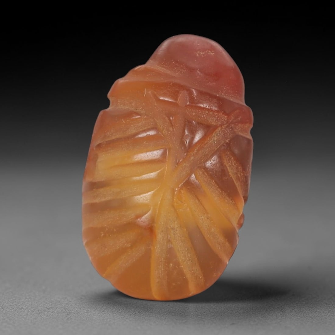 Ancient Carnelian Scarab Amulet - Egyptian Figurine, 42AJ (1 of 2)