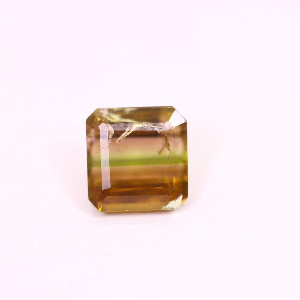 *2.67Ct Natural Watermelon Tourmaline - Bi-Colour Faceted Cut, 175C: ThousandPlanet Auction Subject: Natural Tourmaline Origin: Africa Carat Weight: 2.67 Ct Dimension: 7.6x7.4x4.9 mm Type: Faceted, Polished